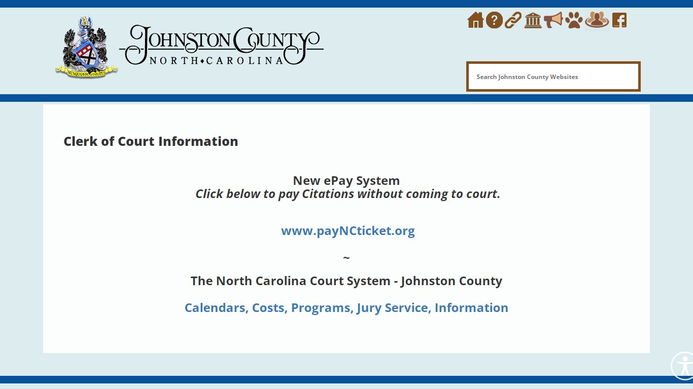 Clerk of Court Information - Johnston County North Carolina